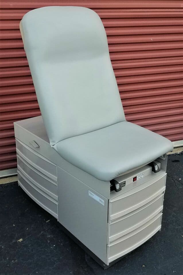For Sale RITTER 300- 304 Exam table with New Graphite Upholstery Exam Table