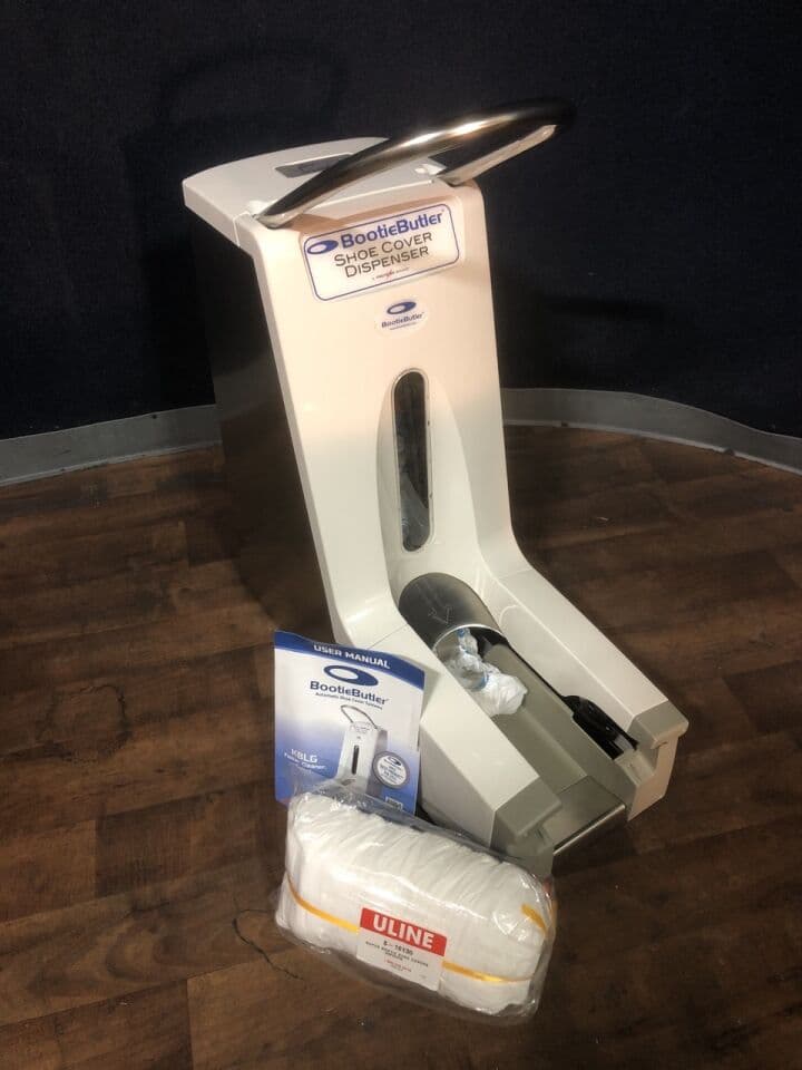 For Sale ULINE BootieBulter Automatic Shoe Cover Dispenser