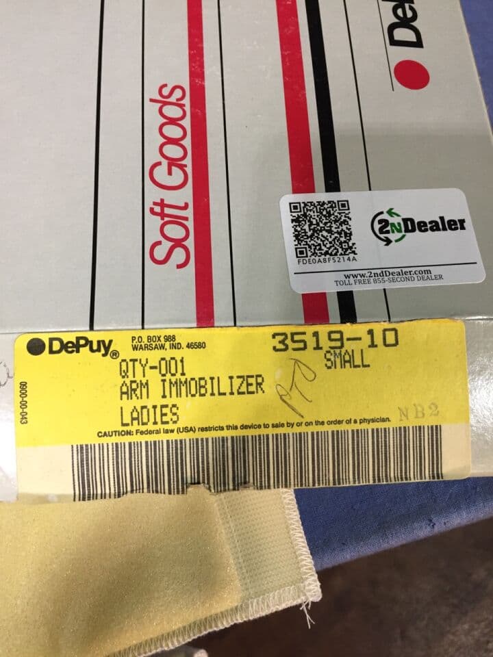 For Sale DEPUY 3519-10 Arm immobilizer ladies