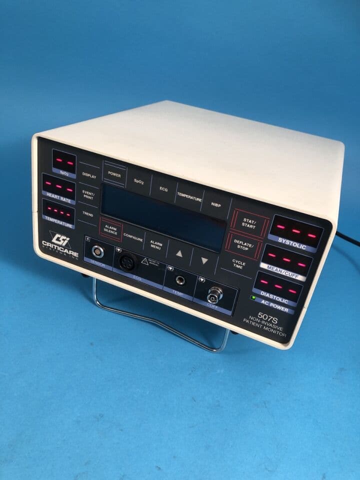 For Sale CRITICARE SYSTEMS 507S Vital Signs Patient Monitor