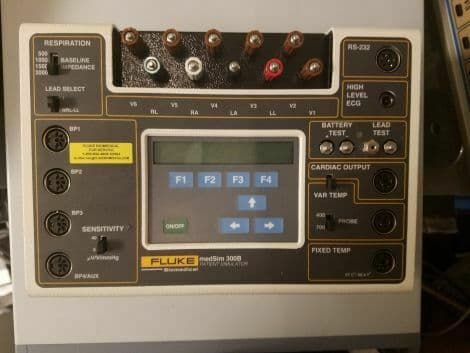 For Sale FLUKE MEDSIM 300B PATIENT SIMULATOR BP Monitor