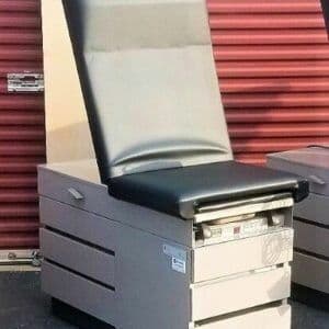 For Sale RITTER Exam Tables 100-104’s w Tan Shell Tan Drawer w New Black Upholstery Exam Table