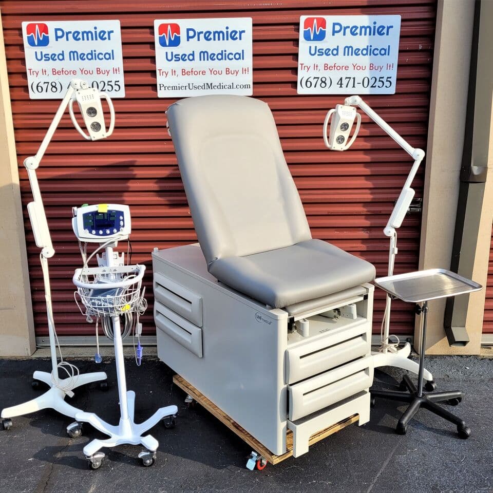 For Sale UMF 5200 Series w New Graphite Upholstery Exam Table