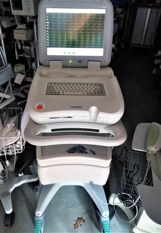 For Sale PHILIPS Phillips Pagewriter ECG EKG Machine Touch w cart (no back up battery) EKG