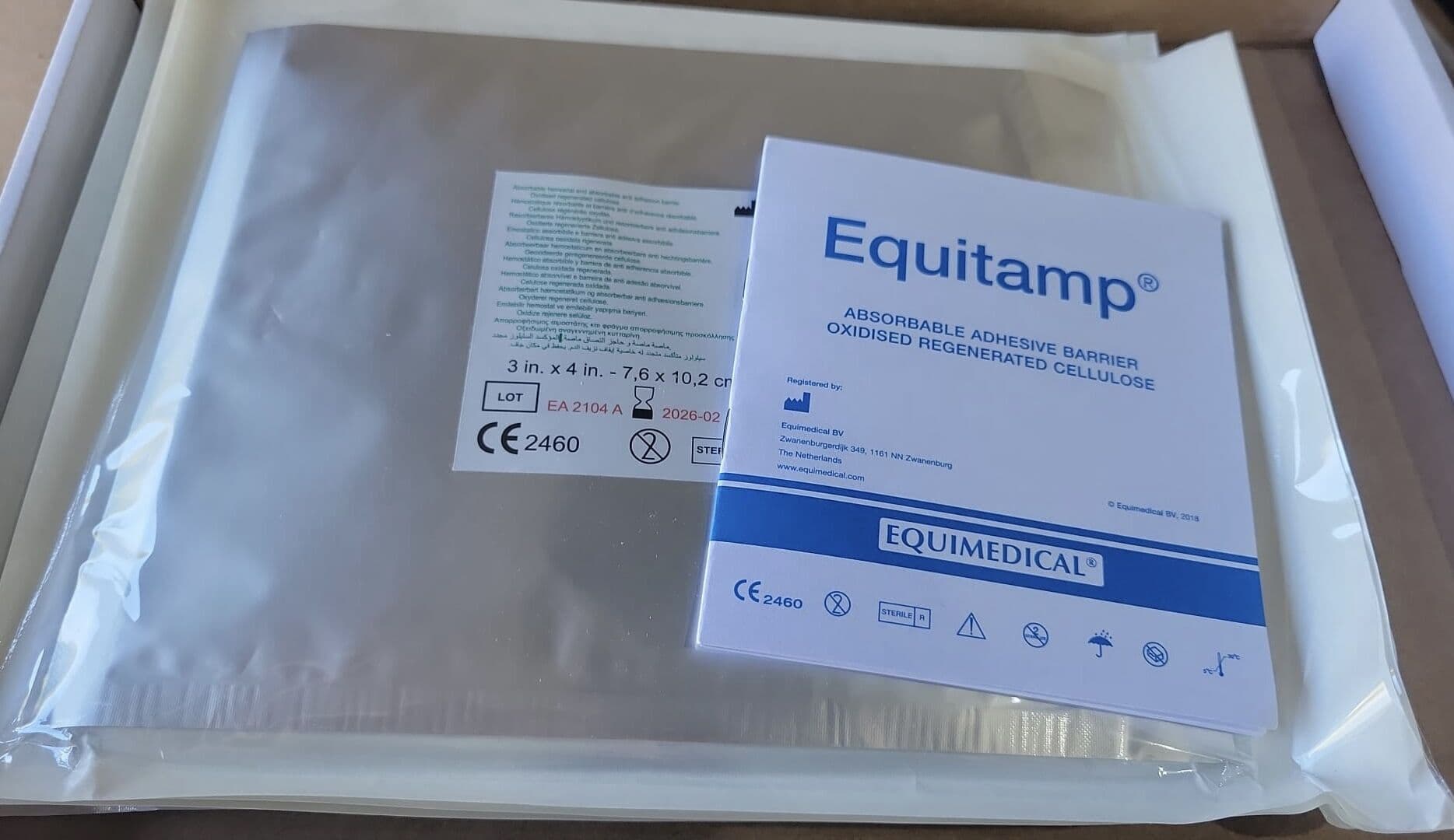 For Sale EQUIMEDICAL Equitamp Sterile Packaging