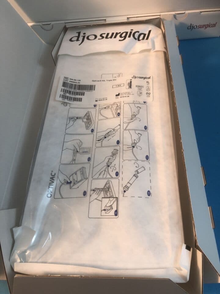 For Sale DJO SURGICAL 600-50-120 Optivac Kit, Triple Mix, Lot of 7