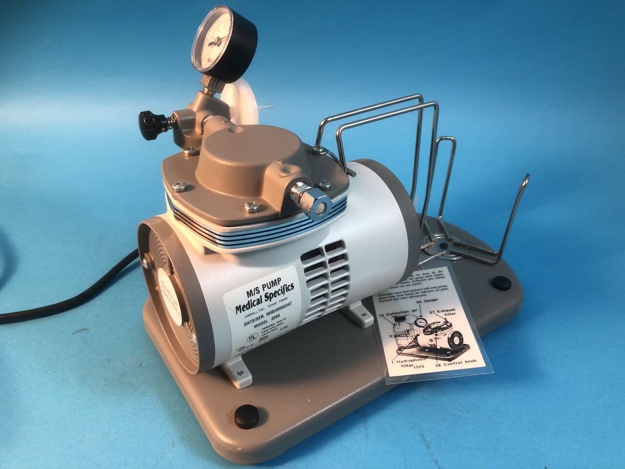 For Sale MEDICAL SPECIFICS 2200 Suction Pump