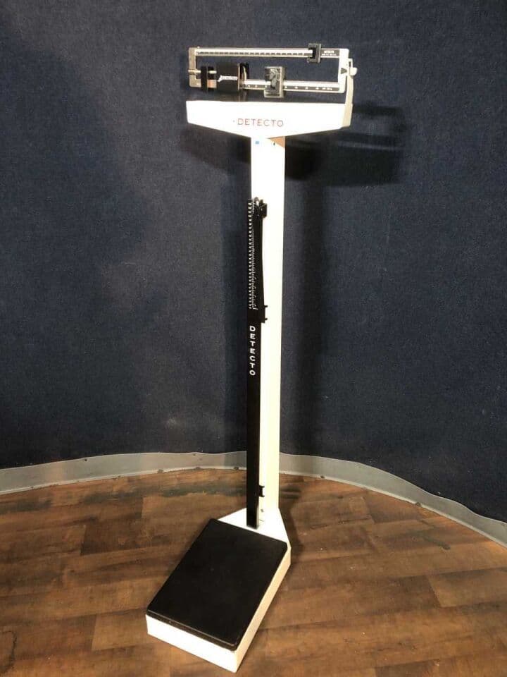 For Sale DETECTO Balance Beam Scale: 350lb/160kg Capacity Includes Height Bar
