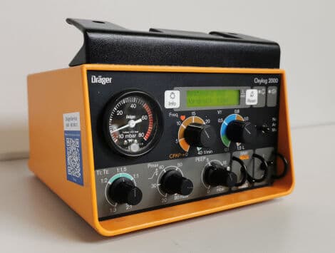 For Sale DRAEGER Oxylog 2000 Ventilator