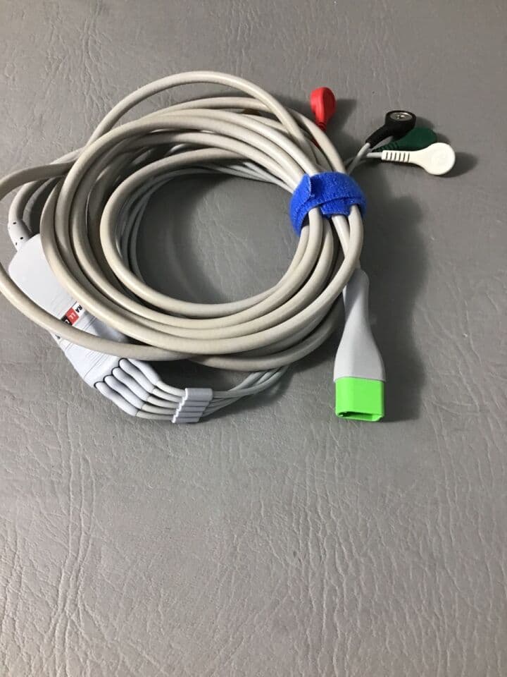 For Sale 5-Lead ECG Trunk Cable w/leads: 5-Lead ECG Trunk Cable w/leads