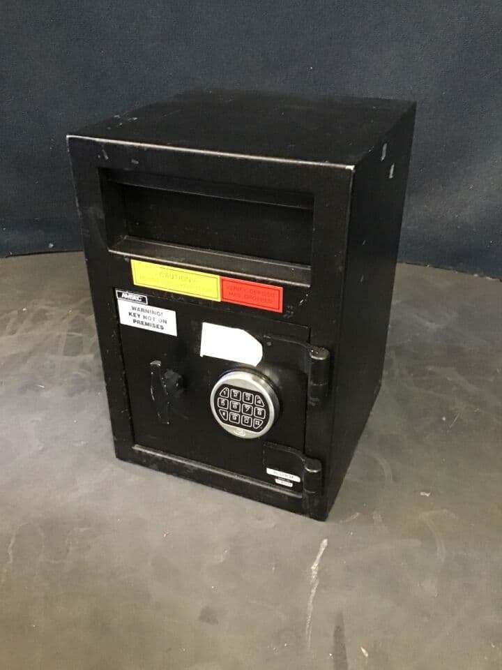 For Sale AMSEC Cash Safe: American Security Drop Safe DSF2014 ESL10XL High Security Depository Vault Cash safe. Keypad Lock Combination