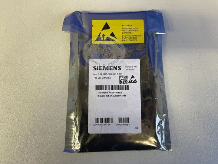 For Sale SIEMENS ARTISTE Trigger A-S34 Board Linear Accelerator Parts P/N 1938229