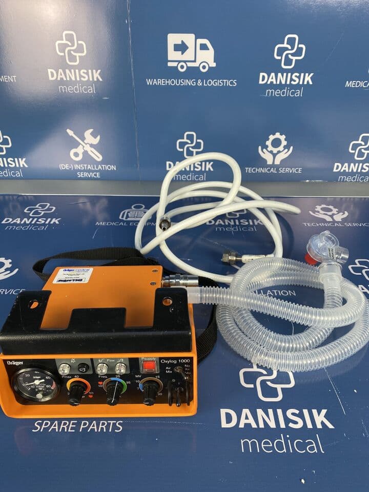 For Sale DRAEGER Oxylog 1000 Transport Ventilator