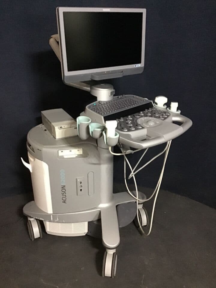 For Sale SIEMENS Acuson S2000 Diagnostic Ultrasound, 3 probes