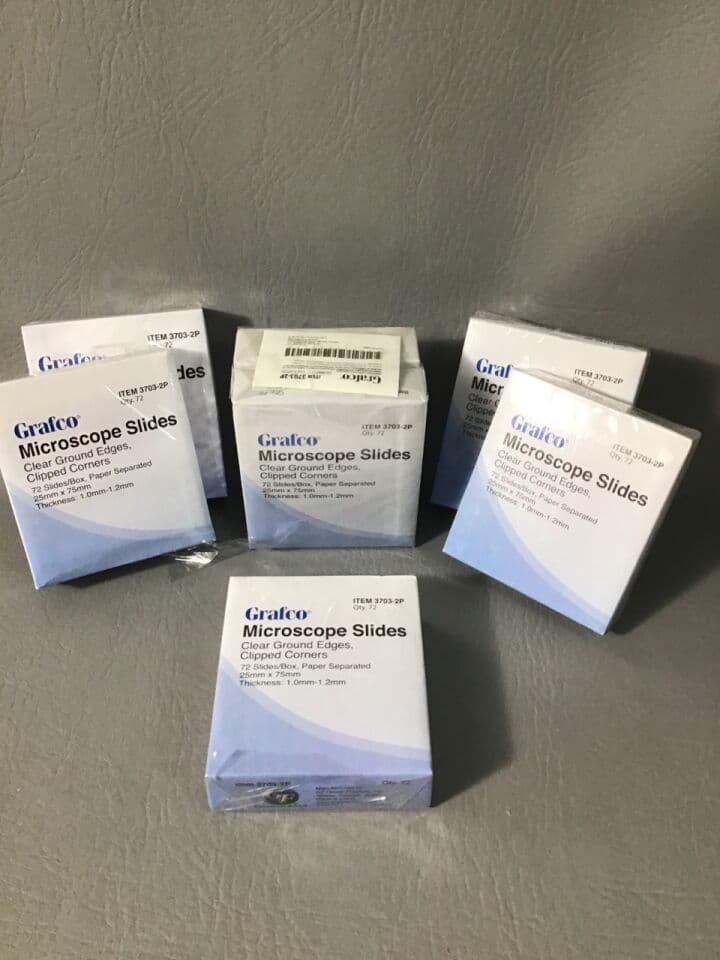 For Sale GRAFCO 3703-2P Microscope Slides