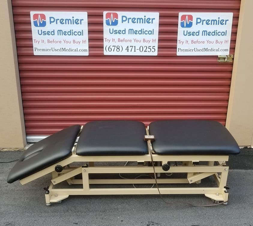 For Sale TRITON Tre-33 w New Black Upholstery and Power Base Physical Therapy Table