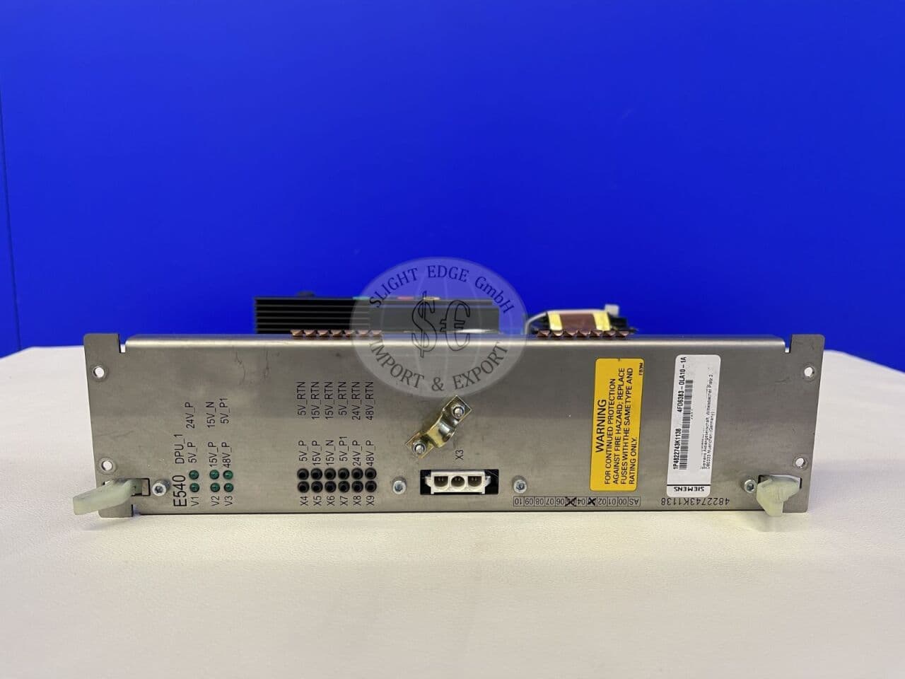 For Sale SIEMENS SOMATOM Sensation DPU1 E540 Board CT Scanner Parts P/N 4822743 K1138