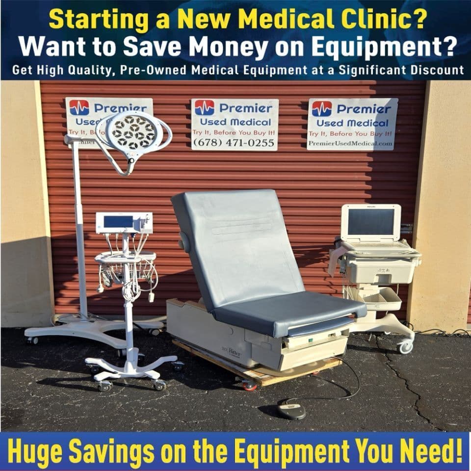 For Sale MIDMARK RITTER Ritter Midmark Power Exam Tables Model 222 Exam Table