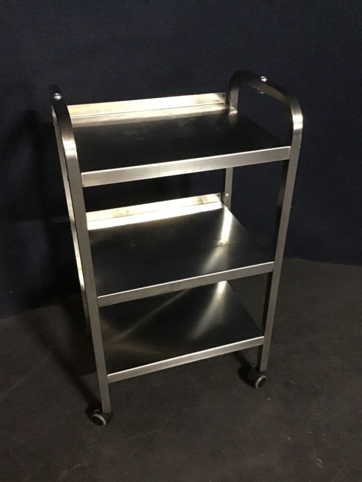 For Sale 3 Shelf Stainless Cart: