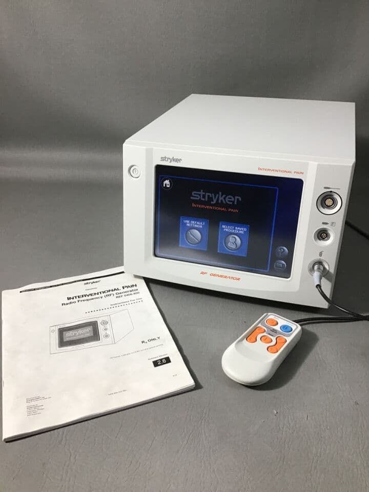 For Sale STRYKER 406-800 Interventional Pain RF Generator System