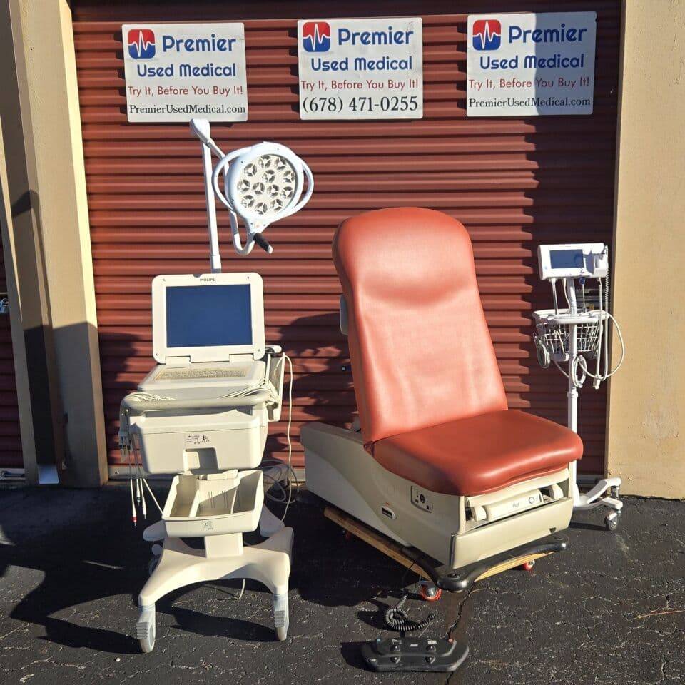 For Sale MIDMARK RITTER 625 Terra Cotta Upholstery Exam Table