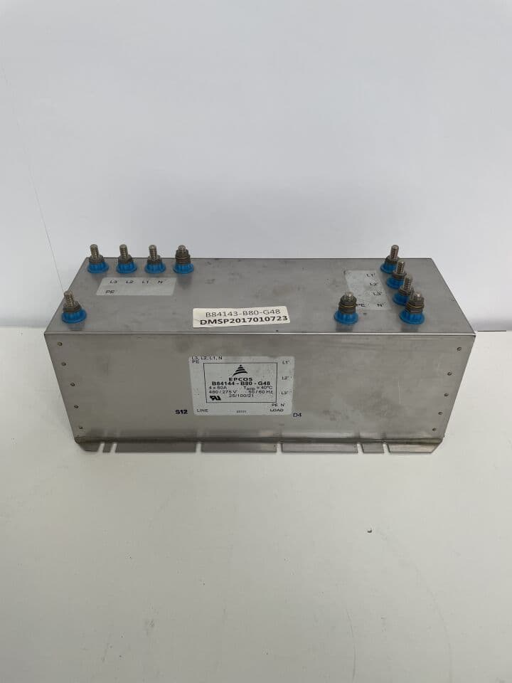 For Sale SIEMENS POLYSTAR ANGIO LINE FILTER 480/275 VOLT Cath Lab Parts P/N B84143-B80-G48