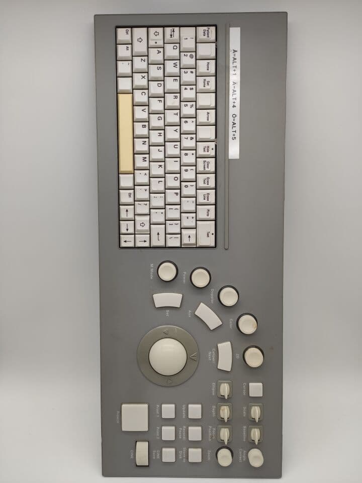 For Sale SIEMENS SONOLINE Elegra KEYBOARD CONTROL PANEL Ultrasound General Parts P/N 5115527