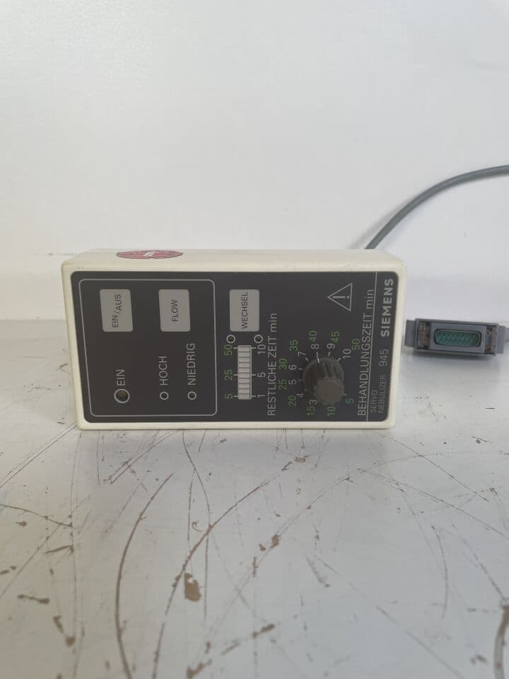 For Sale SIEMENS Elema - AB Servo Nebulizer Nebulizer Parts P/N SN 945 S11