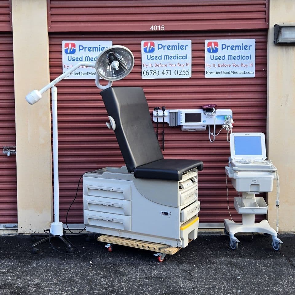For Sale MIDMARK RITTER 604 w New Black Standard Upholstery Exam Table
