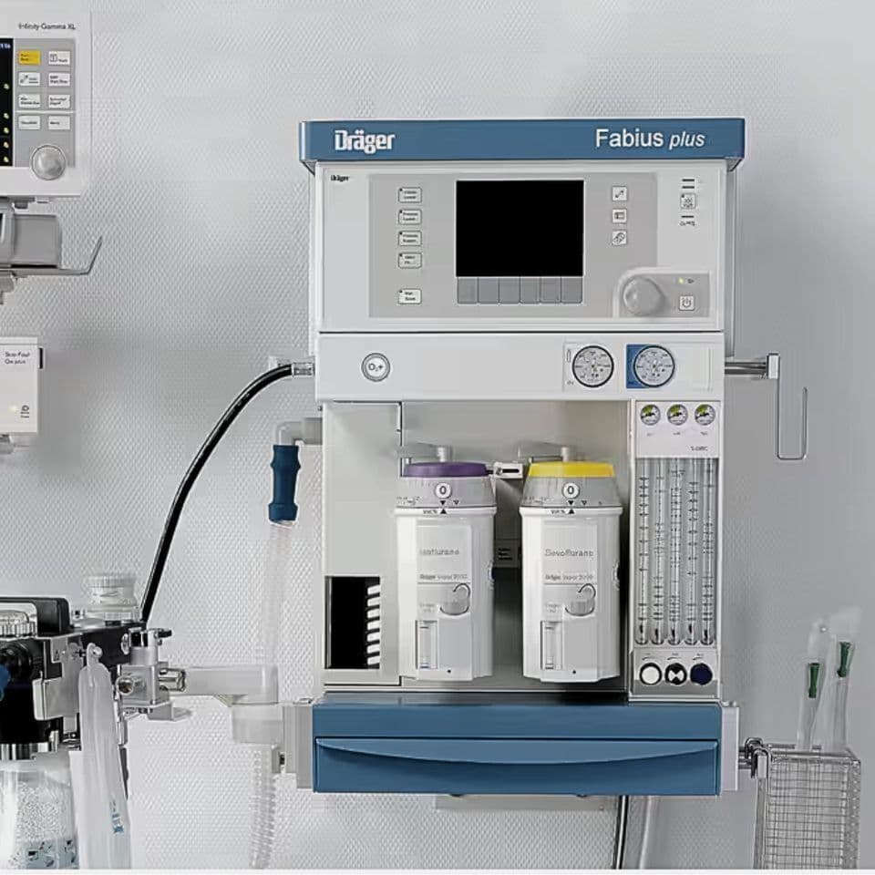 For Sale DRAEGER Fabius Plus Anesthesia Machine