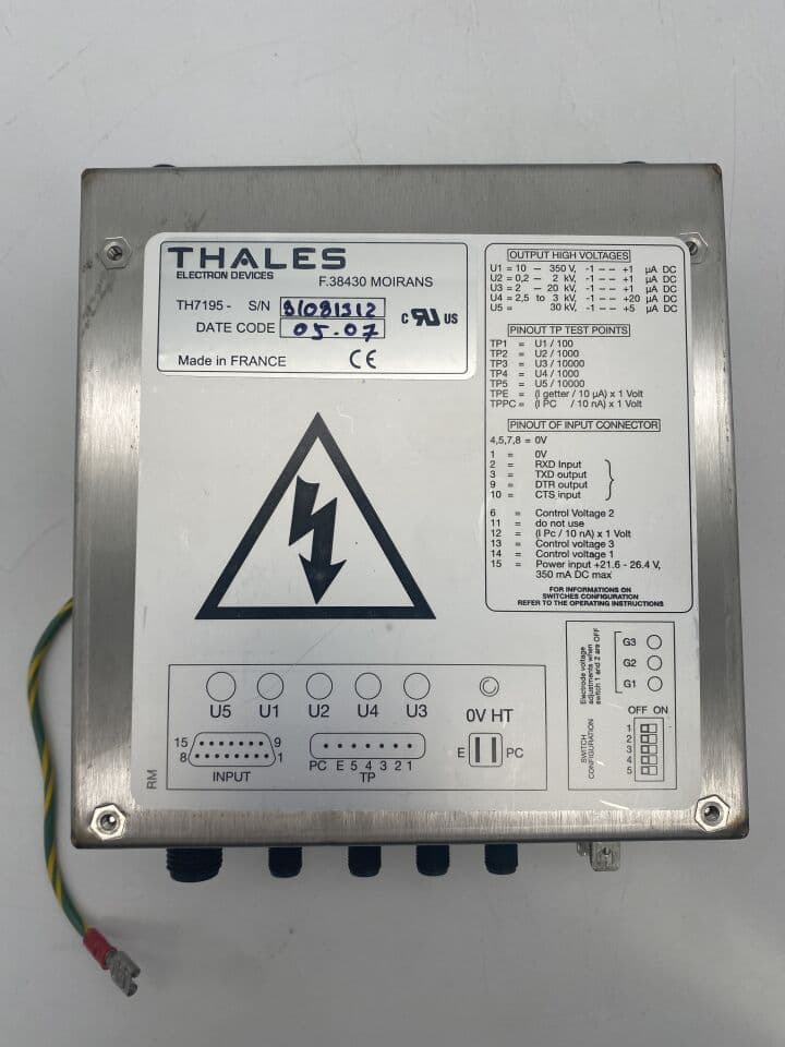 For Sale GE HEALTHCARE OEC Flexiview 8800 Image Intensifier HV Power Supply C-Arm Parts P/N TH7195