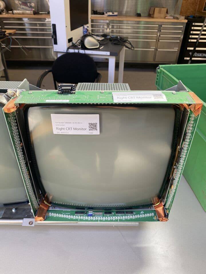 For Sale GE HEALTHCARE OEC Flexiview 8800 Right CRT Monitor C-Arm Parts P/N 5484848R / 00-901380-02