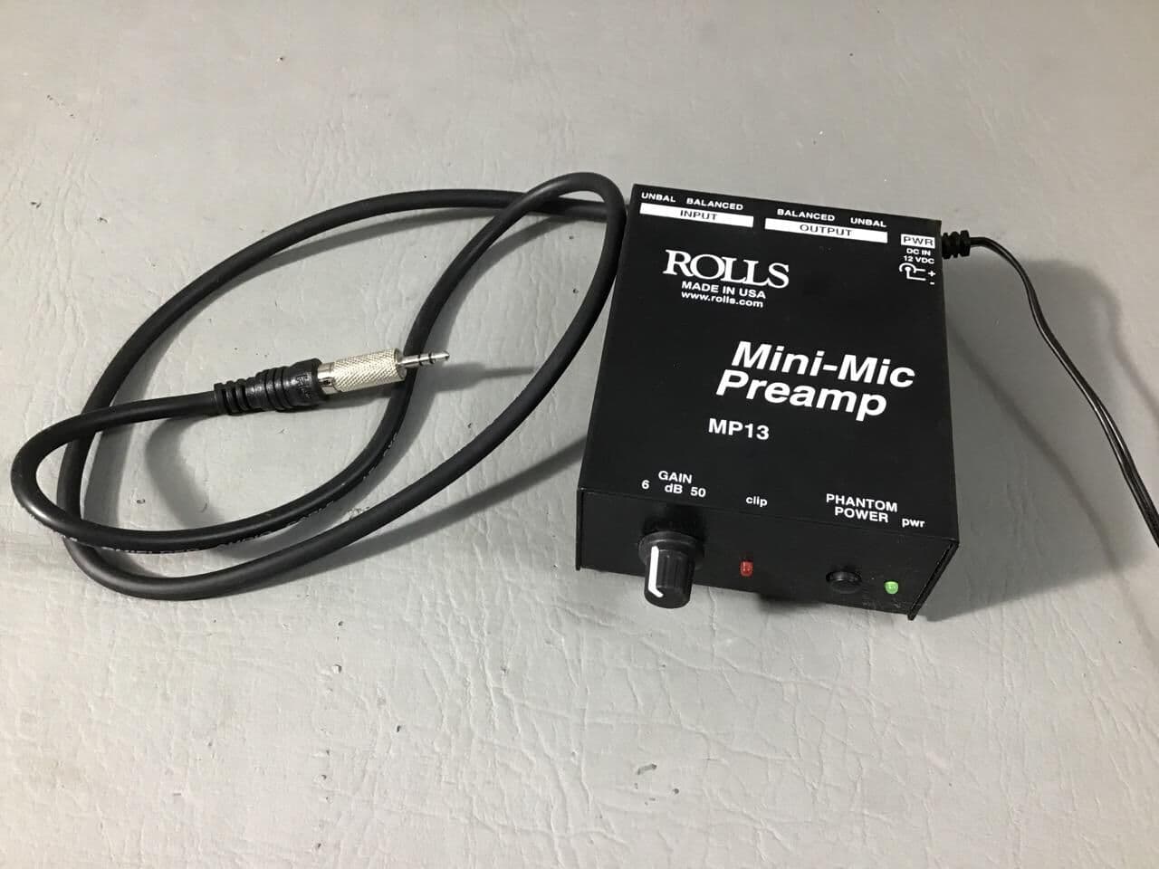 For Sale ROLLS MP13 Mini-Mic Preamp