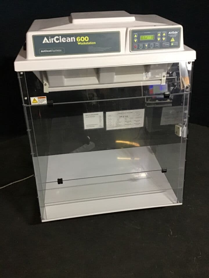 For Sale AIRCLEAN 600 Workstation Countertop Ductless Chemical Fume Hood