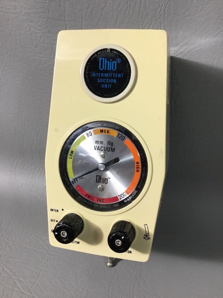 For Sale OHIO Intermittent Suction Unit Suction Regulator