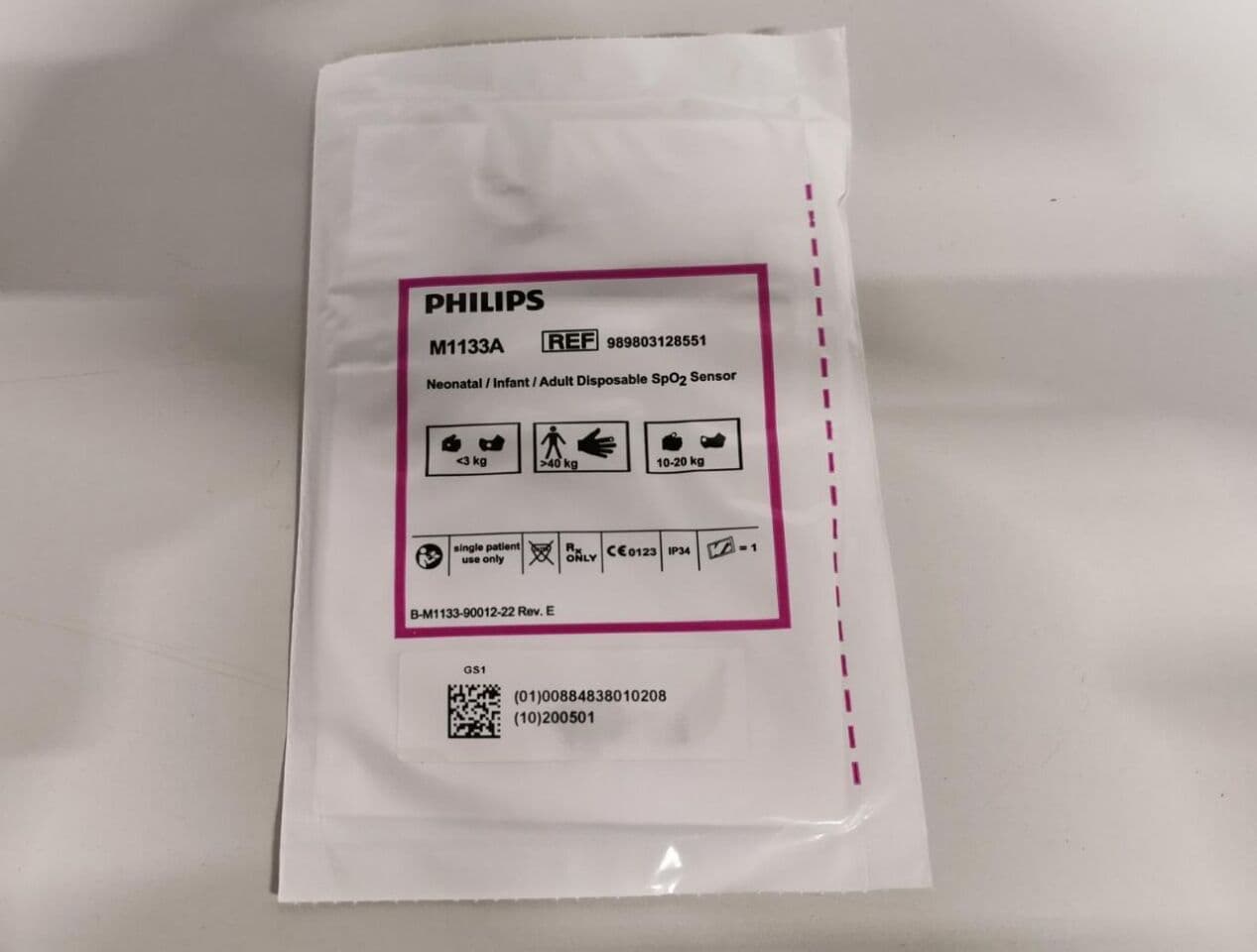 For Sale PHILIPS M1133A · REF 989803128551 SPO2 Probe