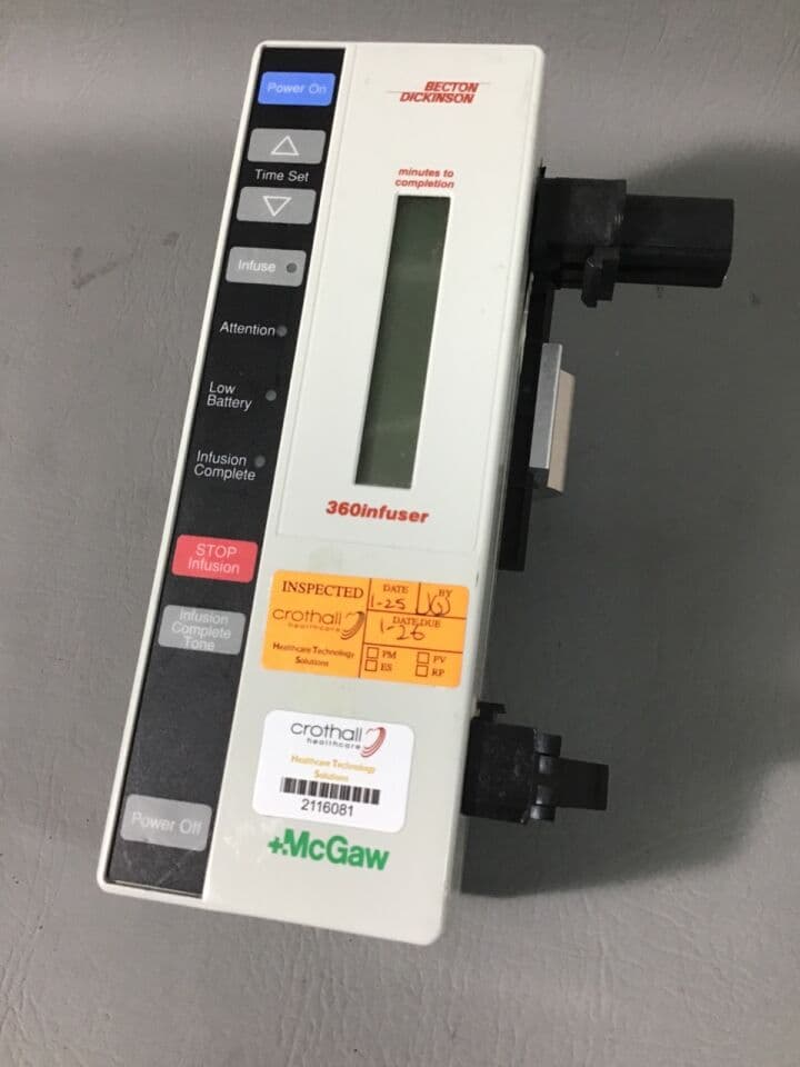 For Sale BECTON DICKINSON 360 infuser Infusion Pump