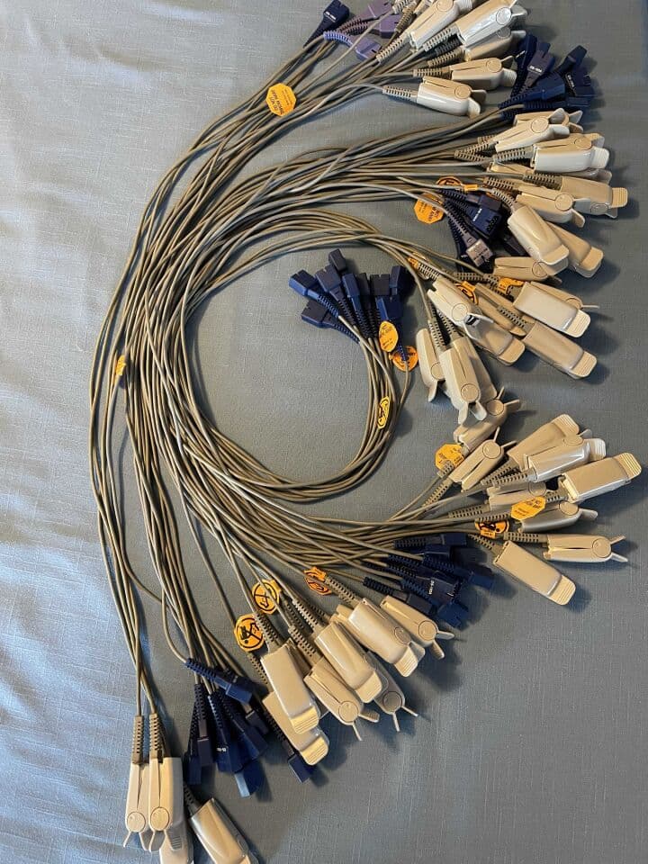 For Sale NELLCOR DS-100A Oximax Pulse Ox Cable, Lot of 54