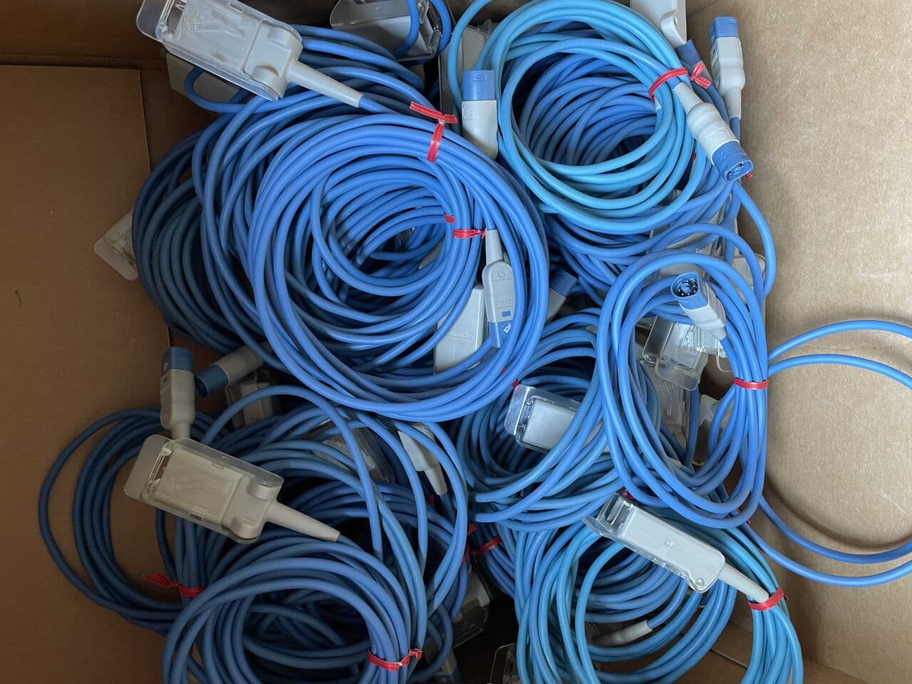For Sale PHILIPS M1943AL Pulse Ox Cable, Lot of 55