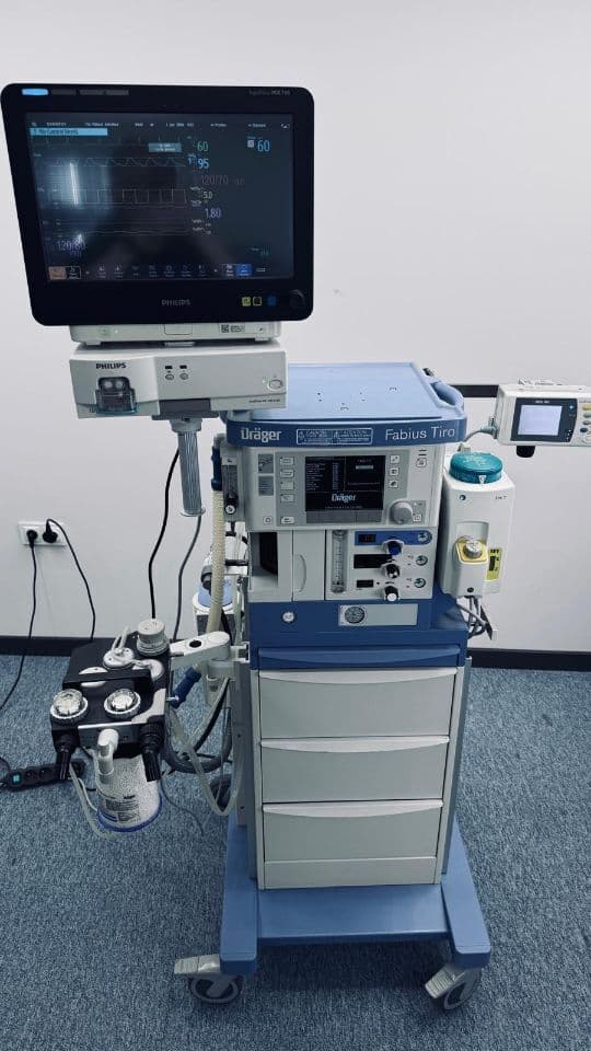 For Sale DRAEGER Fabius Tiro Anesthesia Machine