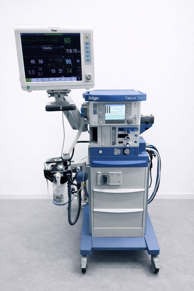 For Sale DRAEGER Fabius Tiro Anesthesia Machine