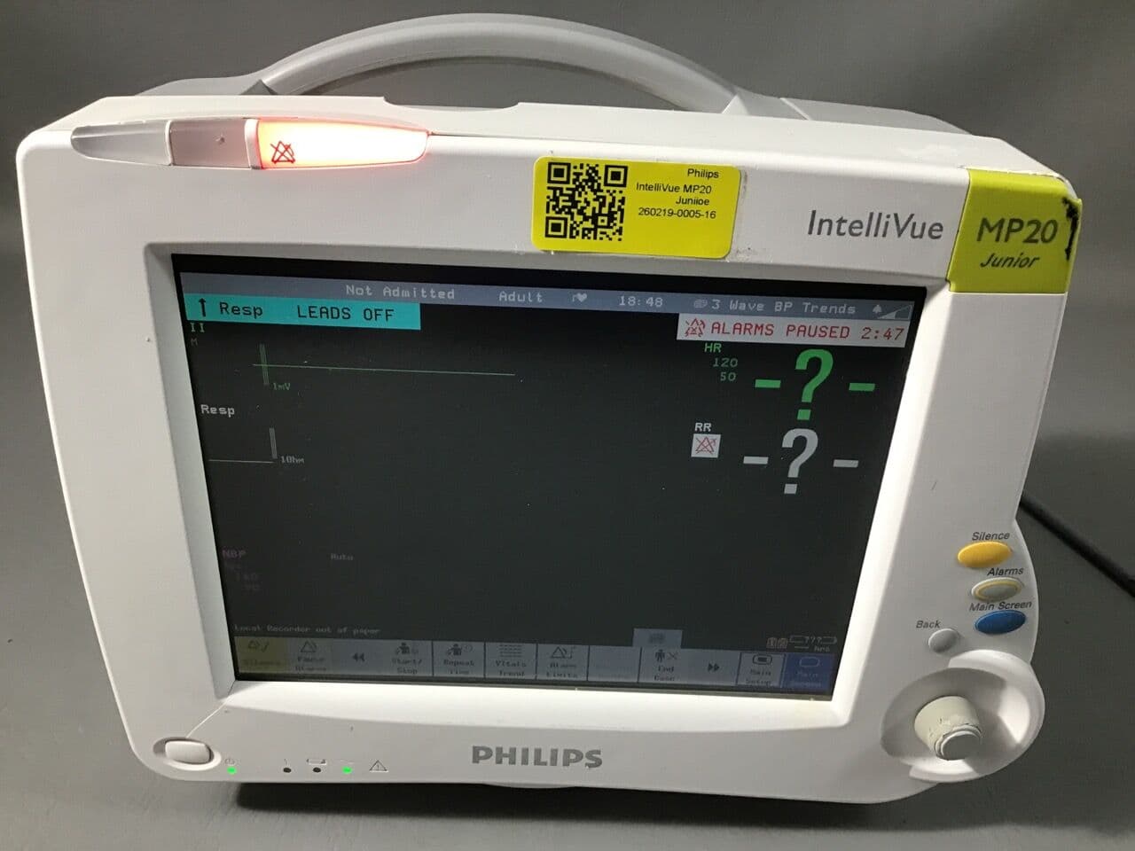 For Sale PHILIPS IntelliVue MP20 Junior Patient Monitor