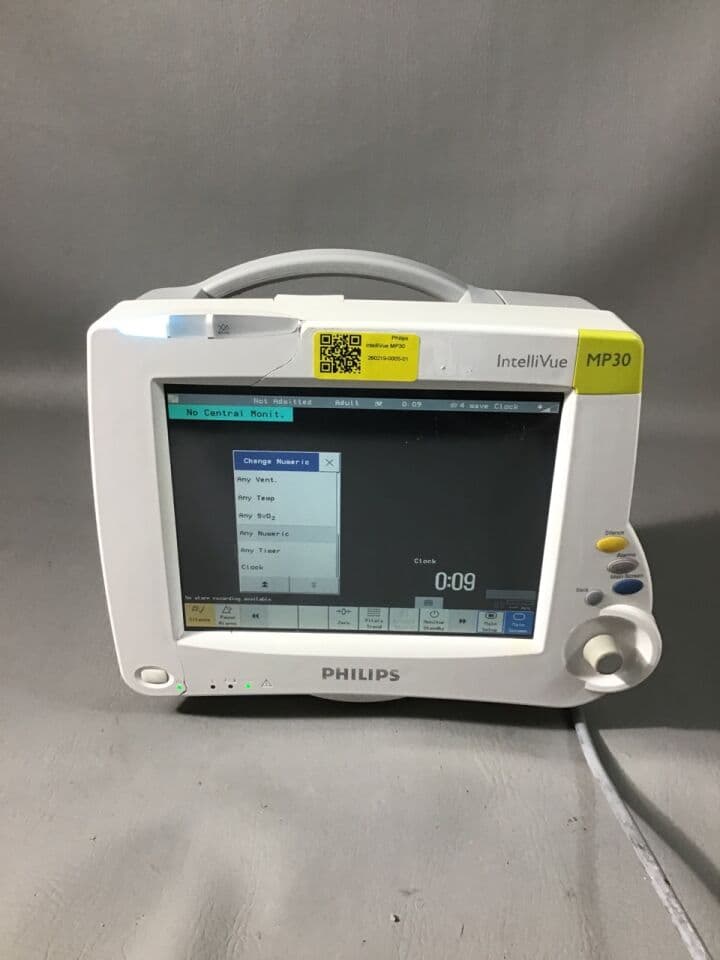 For Sale PHILIPS IntelliVue MP30 Patient Monitor