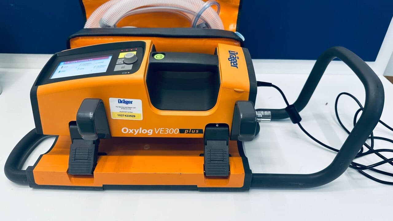 For Sale DRAEGER Oxylog VE 300 Plus YOM: 2019 Transport Ventilator